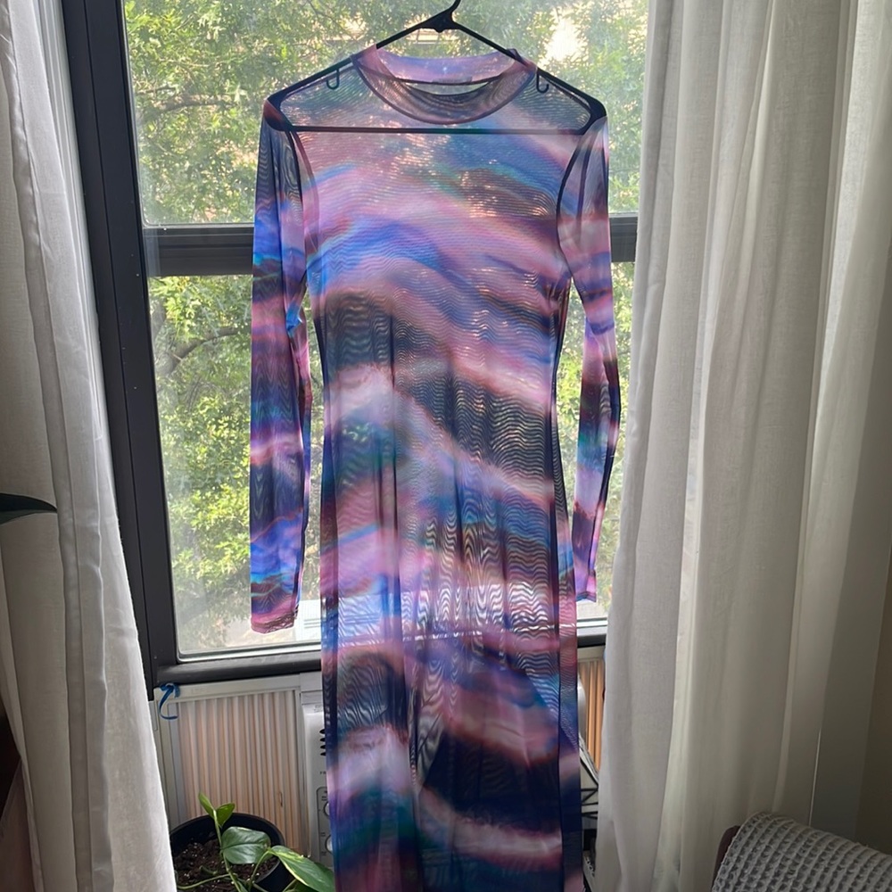 Mesh Colorful Dress